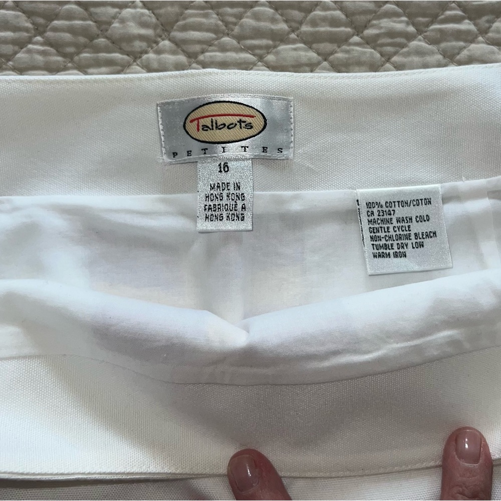 Talbots Skirt With Nautical Flag Print. Size 16 P… - image 2